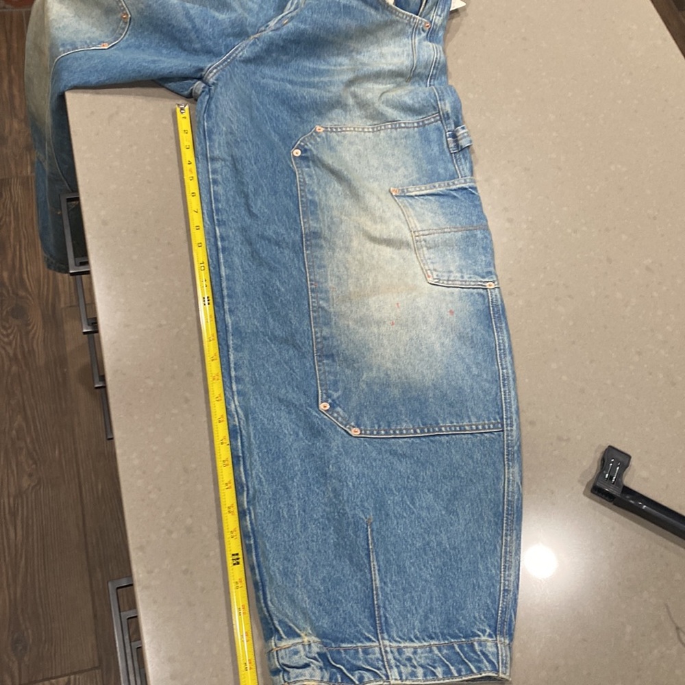 NWT Free People We The Free Loren Barrel Jeans Denim 32 high rise - Picture 12 of 13